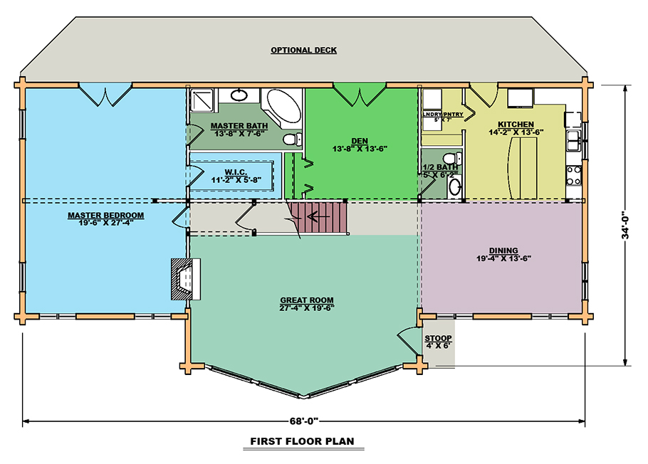 Grand Manor First Floor Plan